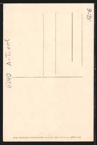 AK Rattenberg, Strassenpartie mit Gasthaus