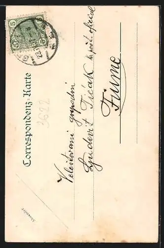 AK Graz, Stadttheater, Mausoleum Kaiser Ferdinand, Post- und Telegrafenamt, um 1900
