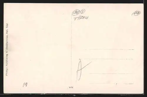 AK Strass /Tirol, Teilansicht mit Kirche