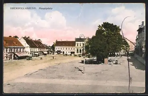 AK Oberhollabrunn, Blick auf den Hauptplatz