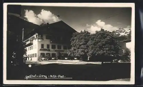 AK Mayrhofen /Zillertal, Gasthof zur Alten Post, Besitzer: Fried. Dengg