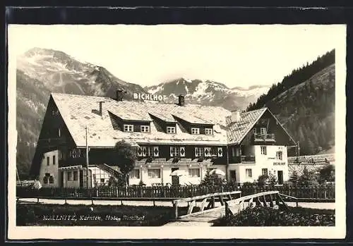 AK Mallnitz /Kärnten, Am Hotel Bichlhof