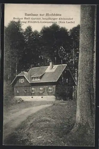 AK Forbach, Rasthaus zur Blochhütte