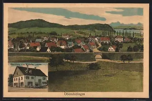 Künstler-AK Hans Pernat: Oberuhldingen, Handlung v. Wilhelm Lorenz, Panorama