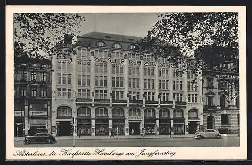 AK Hamburg-Neustadt, Alsterhaus am Jungfernstieg