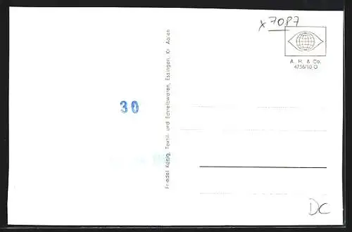 AK Essingen bei Aalen, Evgl. Kirche, Volksschule und Parkschule