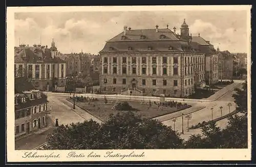 AK Schweinfurt, Partie am Justizgebäude