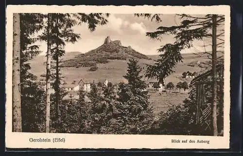 AK Gerolstein (Eifel), Blick auf den Auberg