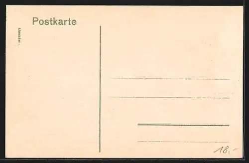 AK Schweinfurt, Denkmal auf dem Marktplatz