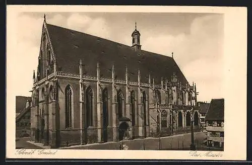 AK Schwäb. Gmünd, Blick auf das Münster