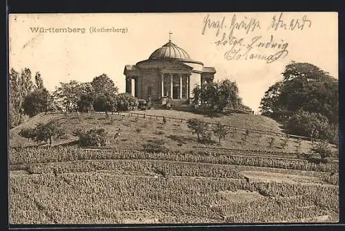 AK Stuttgart, Württemberg (Rothenberg) mit Kapelle