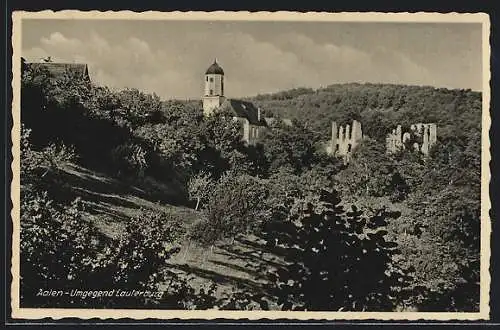 AK Aalen, Die Ruine Lauterburg und Umgebung