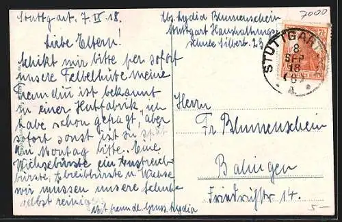 AK Stuttgart, Totalansicht