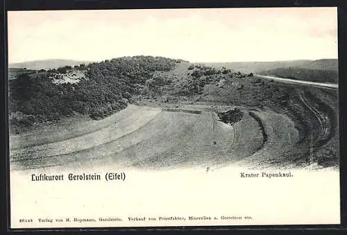 AK Gerolstein /Eifel, Krater Papenkaul