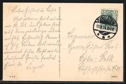 AK Gerolstein, Teilansicht mit Munterlay