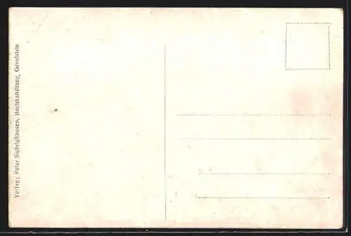 AK Gerolstein, Teilansicht mit Kirche