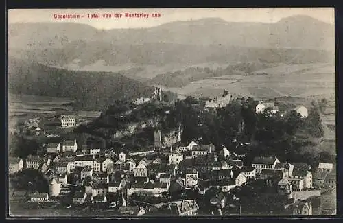 AK Gerolstein / Eifel, Gesamtansicht von der Munterlei aus gesehen