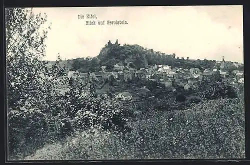 AK Gerolstein /Eifel, Ortsansicht aus der Vogelschau