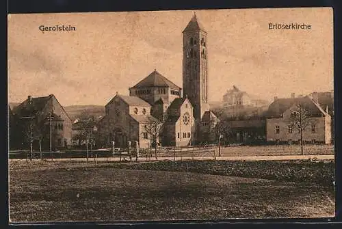 AK Gerolstein, Blick auf die Erlöserkirche