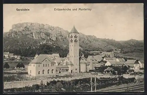 AK Gerolstein, Erlöserkirche und Munterley