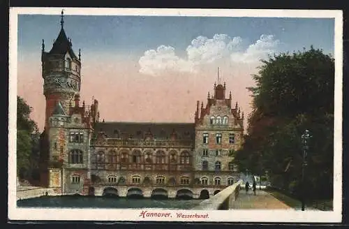 AK Hannover, Partie an der Wasserkunst