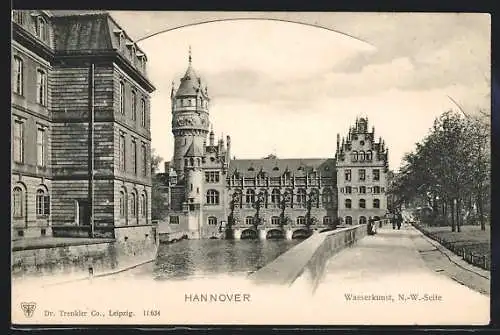 AK Hannover, Die Wasserkunst, Nordwest-Ansicht