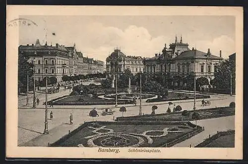 AK Bamberg, Blick auf den Schönleinsplatz