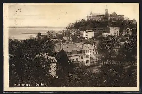 AK Hamburg-Blankenese, Ortsansicht auf dem Süllberg