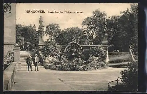 AK Hannover, Flusswasserkunst, Kaskaden