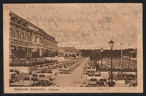 AK Hannover, Stadthalle, Terrasse