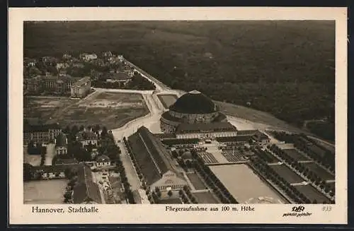 AK Hannover, Blick auf die Stadthalle