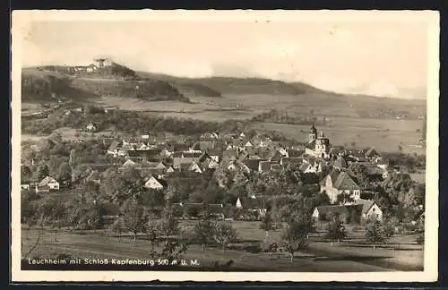 AK Lauchheim, Gesamtansicht mit Schloss Kapfenburg