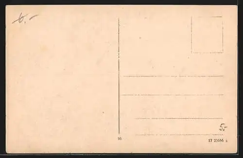AK Schweinfurt, Blick zum Kriegerdenkmal
