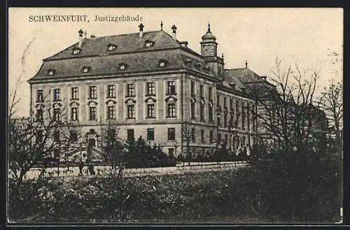 AK Schweinfurt, Blick auf das Justizgebäude