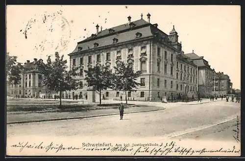 AK Schweinfurt, Am kgl. Justizgebäude