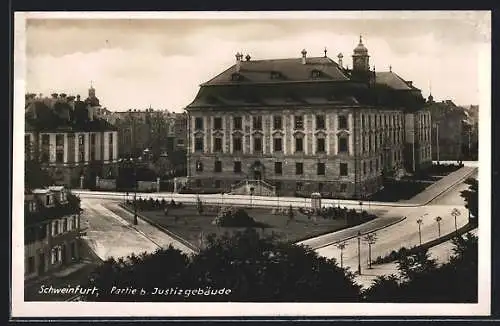 AK Schweinfurt, Blick auf das Justizgebäude