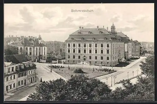 AK Schweinfurt, Blick auf das Justizgebäude