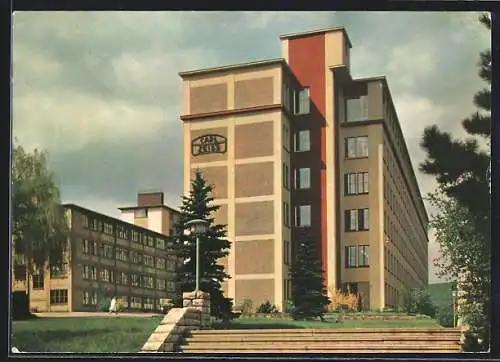 AK Oberkochen, Blick auf das Carl Zeiss Werk