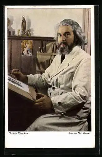 AK Oberammergau, Passionsspiele, Annas-Darsteller Jakob Klucker