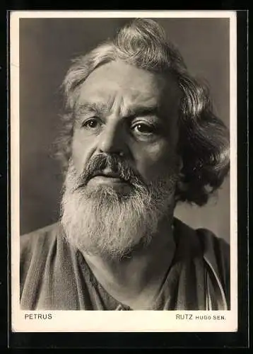 AK Oberammergau, Passionsspiele 1950, Petrus-Darsteller Hugo Rutz sen.