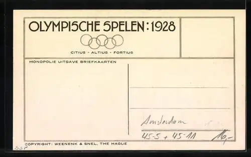 AK Amsterdam, Olympia 1928, Italienische Fussballmannschaft