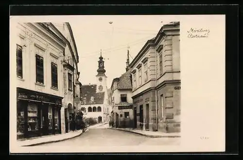 AK Mödling, Blick zum Rathaus