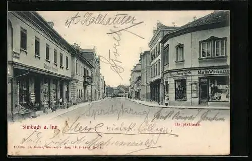 AK Simbach a. Inn, Geschäfte an der Hauptstrasse