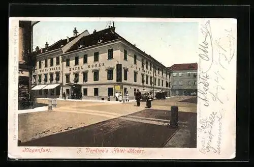 AK Klagenfurt, J. Verdino`s Hotel Moser