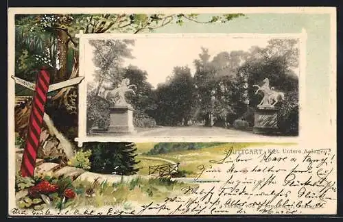 AK Stuttgart, Kgl. Untere Anlagen