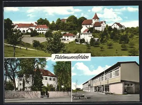 AK Adelmannsfelden, Neue Schule, Schloss