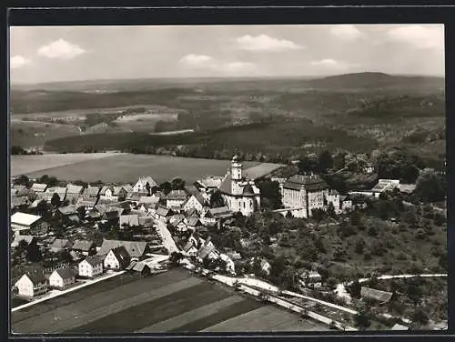 AK Hohenstadt /Kreis Aalen, Fliegeraufnahme von Ort und Umgebung