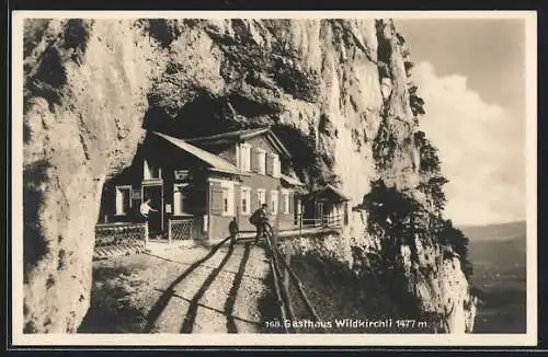 AK Weissbad, Das Gasthaus Wildkirchli