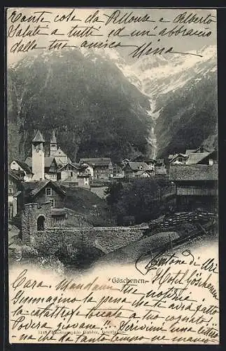 AK Göschenen, Ortsansicht