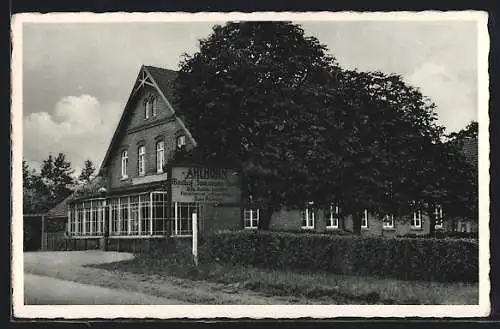 AK Ahlhorn /Oldbg., Gasthof zum neuen Hause H. Rönnau